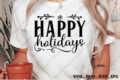 Happy Holiday Svg Product Image 3