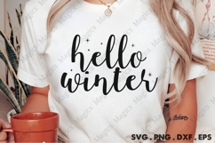 Hello Winter SVG Product Image 3