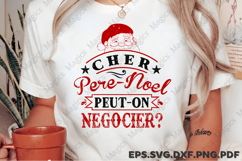 Cher Pere Noel Peut-on Negocier SVG Product Image 2