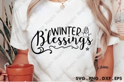 Winter Blessings Svg Product Image 3