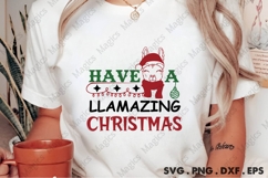 Have A Llamazing Christmas Svg | Christmas Svg Design Product Image 2