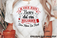 Je Veux Juste Boire Du Vin Regarder Des Films De Noel SVG Product Image 2