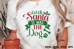 Dear Santa It Was The Dog Svg | Christmas Svg Design Product Image 2