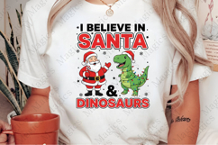 I Believe In Santa &amp; Dinosaurs Png Product Image 2