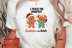 Gingerbread Teacher Christmas Png Product Image 2