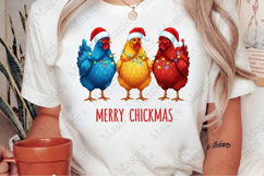 Merry Chickmas Png,Chicken Christmas Png Product Image 2