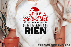 Cher Pere Noel Je Ne Regrette Rien SVG Product Image 2