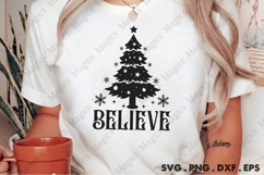Believe Svg | Christmas Svg Design Product Image 2