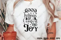 Good Tidings Of Comfort And Joy Svg | Christmas Svg Design Product Image 2