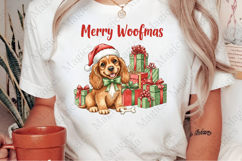 Vintage Christmas PNG Dog Product Image 2