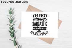 I&#039;m Not Always Sarcastic Sometimes I&#039;m Sleeping SVG Product Image 2