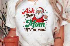 Retro Santa Christmas PNG Sublimation Product Image 2