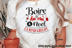 Boire Du Vin A Noel Ca Rend Grelot SVG Product Image 2