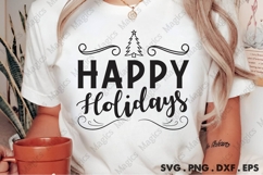 Happy Holidays SVG Product Image 3
