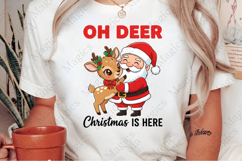 Oh Deer Christmas is Here PNG Product Image 2