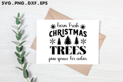Farm Fresh Christmas Trees Pine Spruce For Cedar SVG Product Image 2