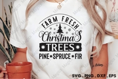 Farm Fresh Christmas Trees Pine Spruce Fir SVG Product Image 3