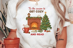 Christmas Winter Cozy Read Book Coffee Product Image 1
