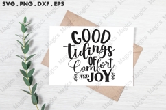 GOOD TIDINGS OF COMFORT AND JOY SVG Product Image 3
