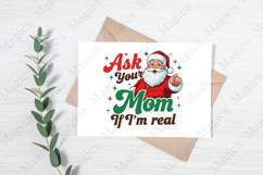 Retro Santa Christmas PNG Sublimation Product Image 3