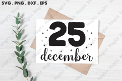25 December Svg | Christmas Svg Design Product Image 2