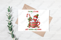 Funny Cute Snowman Png Christmas PNG Product Image 3