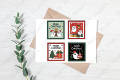 Vintage Christmas Stamp PNG Product Image 3