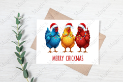 Merry Chickmas Png,Chicken Christmas Png Product Image 3