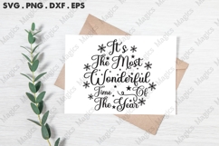 It S The Most Wonderful Time Of The Year Svg | Christmas Svg Product Image 3