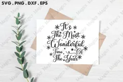 It S The Most Wonderful Time Of The Year Svg | Christmas Svg Product Image 3