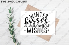 Winter Kisses &amp; Snowflake Wishes Svg Product Image 3