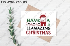 Have A Llamazing Christmas Svg | Christmas Svg Design Product Image 3