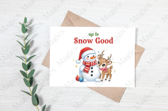 Cute Christmas Png Snowman Sublimation Product Image 3