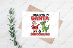 I Believe In Santa &amp; Dinosaurs Png Product Image 3