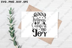 Good Tidings Of Comfort And Joy Svg | Christmas Svg Design Product Image 3