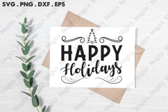 Happy Holidays SVG Product Image 1