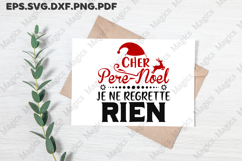 Cher Pere Noel Je Ne Regrette Rien SVG Product Image 3