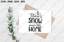 There S Snow Peace Like Home Svg | Christmas Svg Design Product Image 3