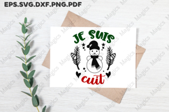 Je Suis Cuit SVG, Christmas Quote SVG Design Product Image 3
