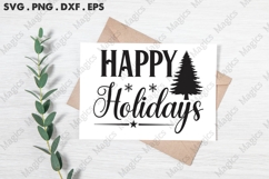 Happy Holidays Svg | Christmas Svg Design Product Image 3