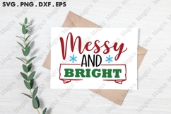 Messy And Bright Svg | Christmas Svg Design Product Image 3