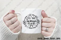 Tis The Season To Be Joy Svg | Christmas Svg Design Product Image 4