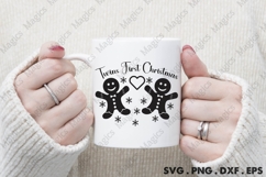 Twins First Christmas Svg | Christmas Svg Design Product Image 4