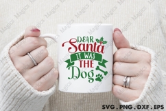 Dear Santa It Was The Dog Svg | Christmas Svg Design Product Image 4