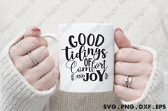 GOOD TIDINGS OF COMFORT AND JOY SVG Product Image 4