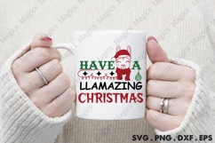 Have A Llamazing Christmas Svg | Christmas Svg Design Product Image 4
