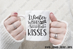 Winter Wishes And Snowflake Kisses Svg Product Image 4