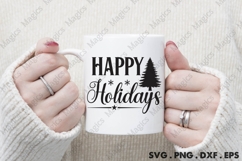 Happy Holidays Svg | Christmas Svg Design Product Image 4