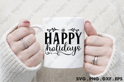 Happy Holiday Svg Product Image 4