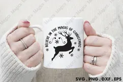 Believe In The Magic Of Christmas Svg | Christmas Svg Design Product Image 4